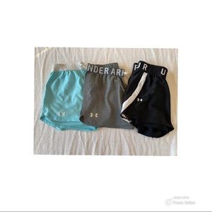 Under Armour Shorts Blue, Grey, & Black Bundle